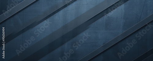 Dusky Indigo grunge stripes abstract banner design. Geometric tech background. Vector illustration