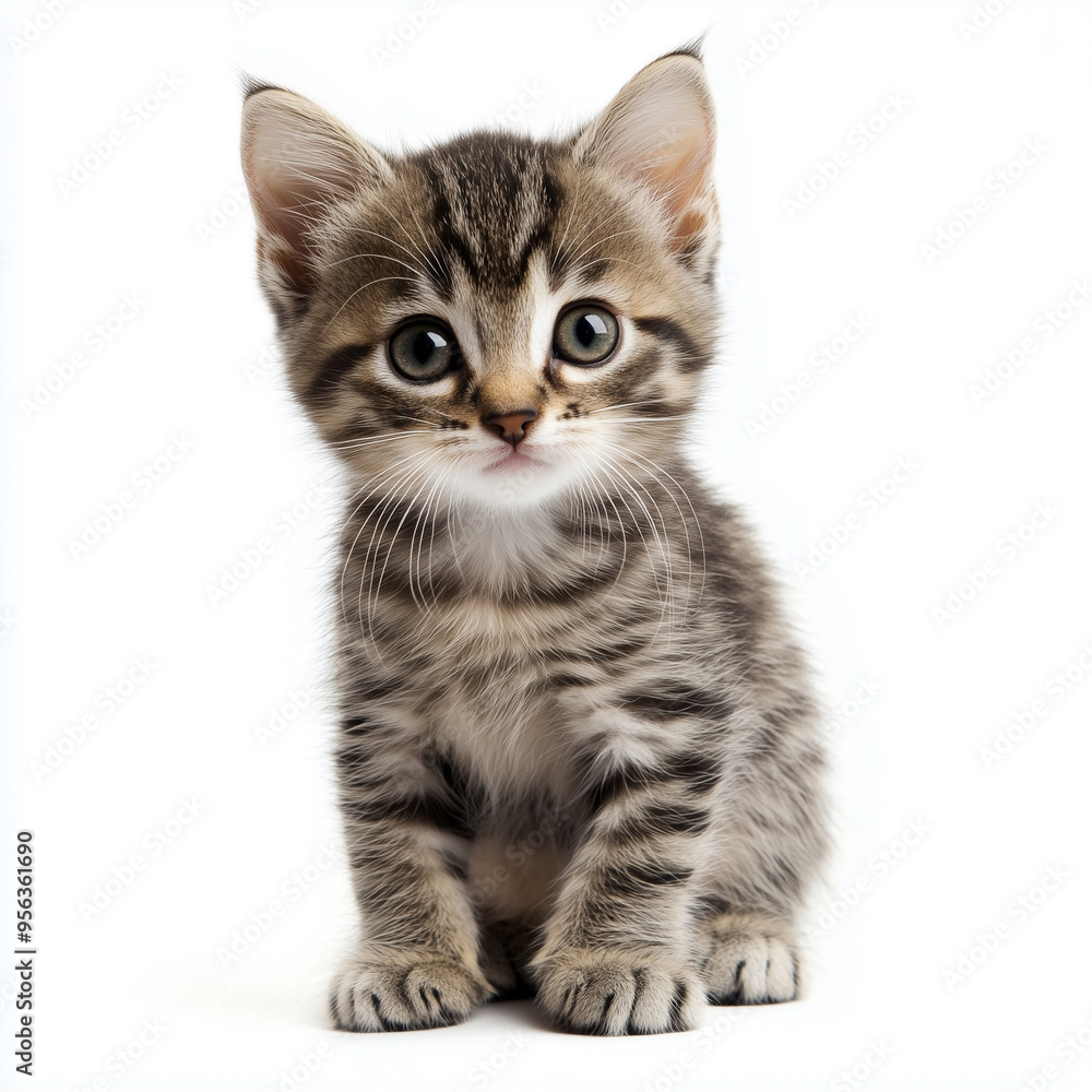 Obraz premium Cat isolated on white background