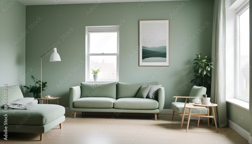 Photo interior modern design room 3d illustration Photo interior modern design room 3d illustration