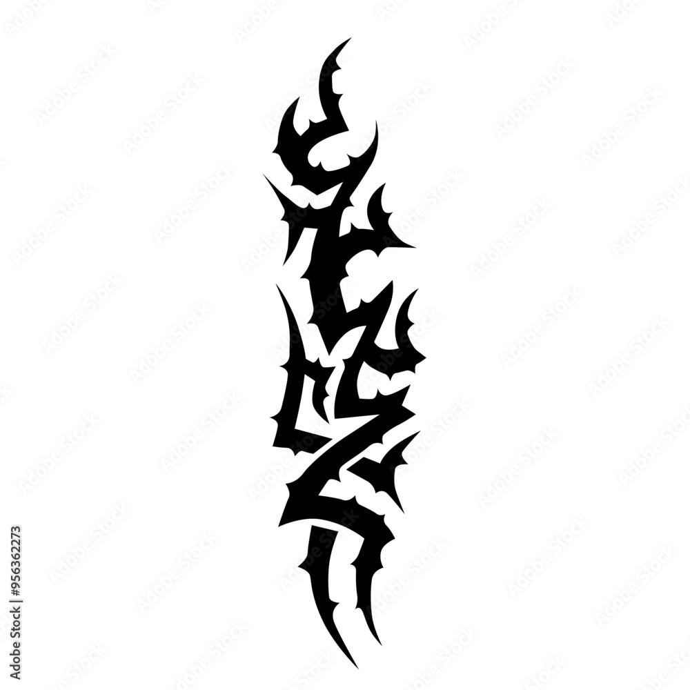 Simple Tattoo design. Tattoo tribal design vector. Art tribal tattoo Stencil. Simple Tattoo design. Tattoo tribal design vector. Art tribal tattoo Stencil.