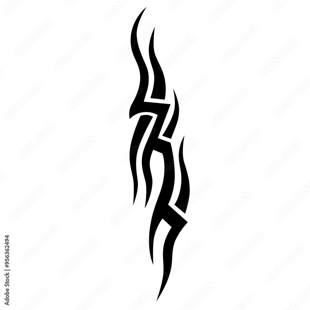 Simple Tattoo design. Tattoo tribal design vector. Art tribal tattoo Stencil. Simple Tattoo design. Tattoo tribal design vector. Art tribal tattoo Stencil.