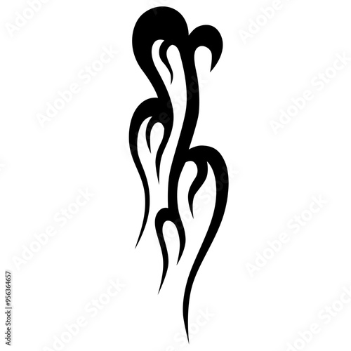 Tattoo simple designs. Tattoo tribal vector designs. Art tribal tattoo sketch.