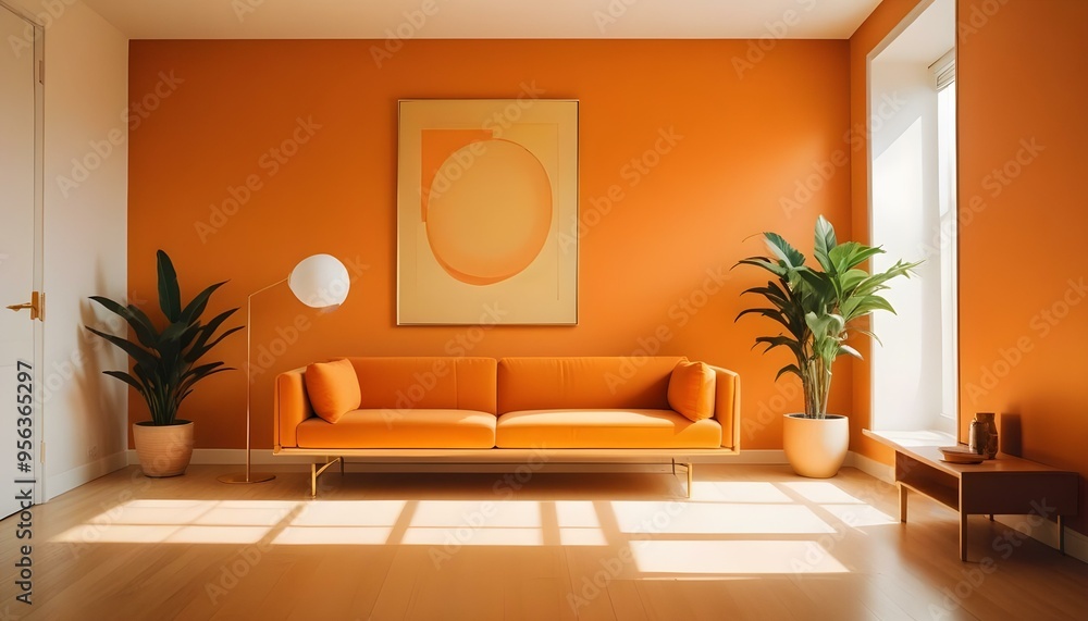 Photo interior modern design room 3d illustration Photo interior modern design room 3d illustration