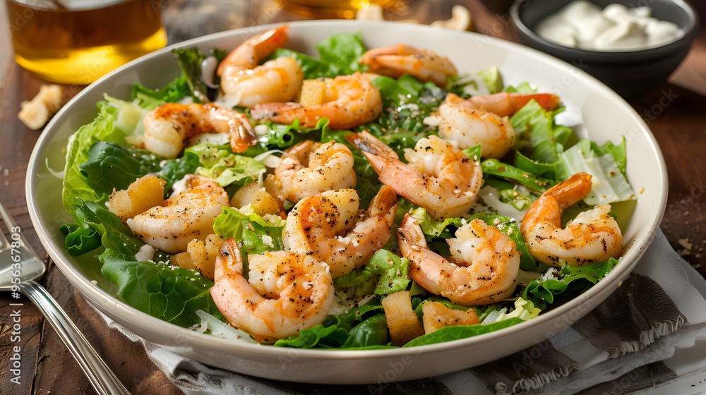 Caesar Salad With Shrimp Caesar Salad With Shrimp