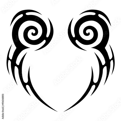 Tattoo designs. Tattoo tribal vector designs. Art tribal tattoo.