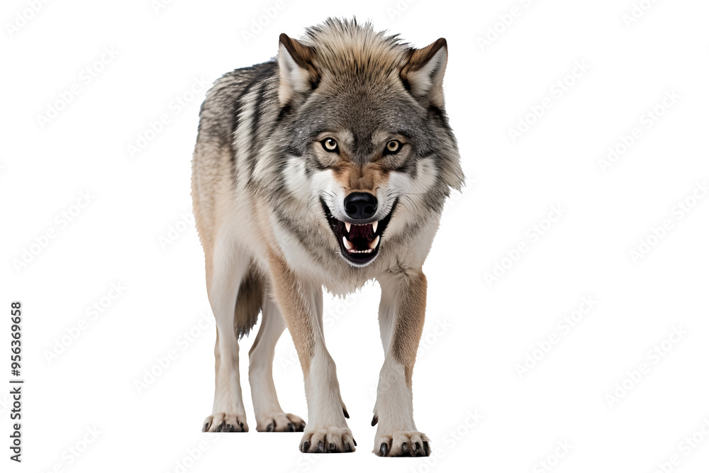 Fierce red wolf isolated on transparent background for wildlife illustrations, nature-themed designs, and animal graphics featuring majestic canine predators in high-quality PNG format Fierce red wolf isolated on transparent background for wildlife illustrations, nature-themed designs, and animal graphics featuring majestic canine predators in high-quality PNG format