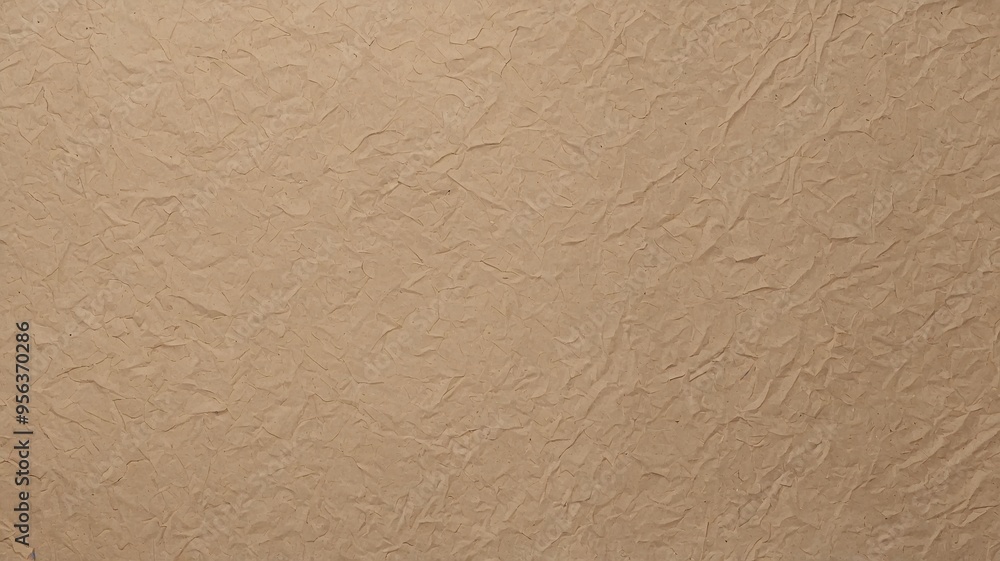 This image showcases a light brown sheet of paper with a crumpled, textured surface that adds depth and character to the image. This image showcases a light brown sheet of paper with a crumpled, textured surface that adds depth and character to the image.