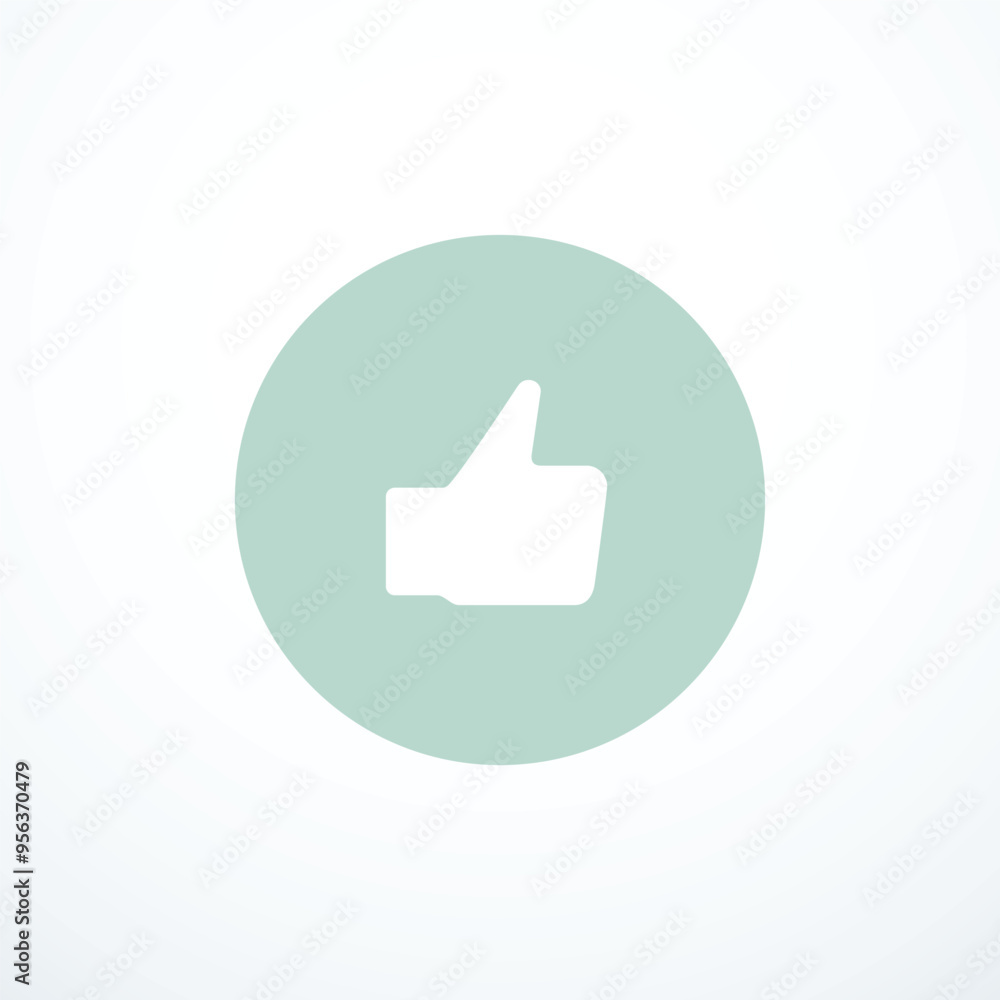 Thumb up like icon. Vector illustration Thumb up like icon. Vector illustration