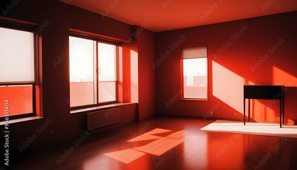 Photo interior modern design room 3d illustration Photo interior modern design room 3d illustration