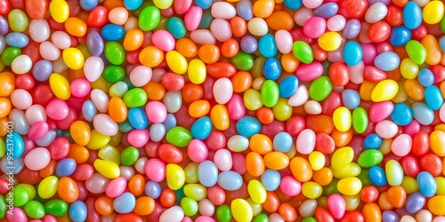 A pile of colorful jelly beans