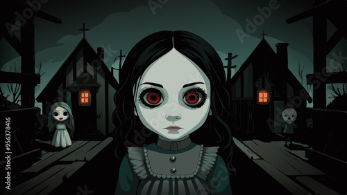 Creepy Vintage Dolls in Spooky Attics and Abandoned Houses
