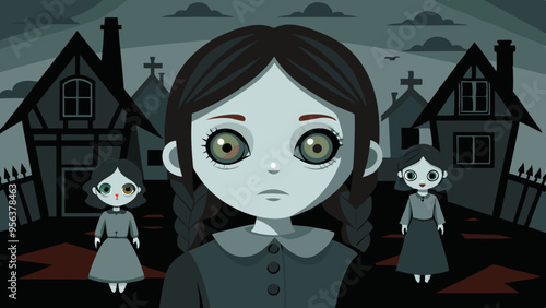 Creepy Vintage Dolls in Spooky Attics and Abandoned Houses
