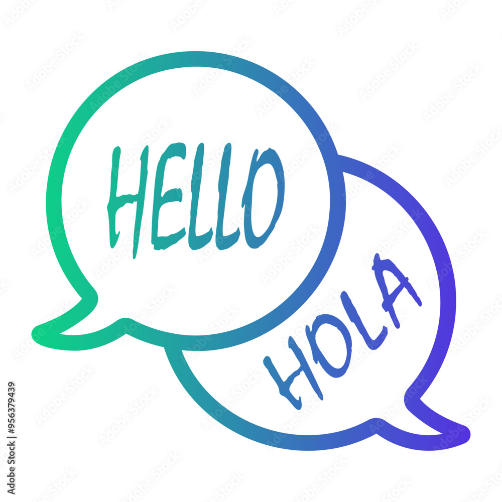 translator Line Gradient Icon translator Line Gradient Icon