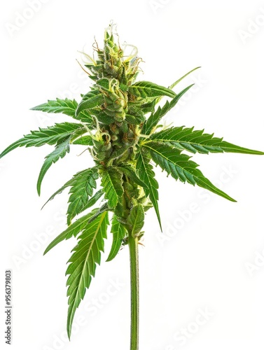 Cannabis Buds with Hempleaf, Weed Buds