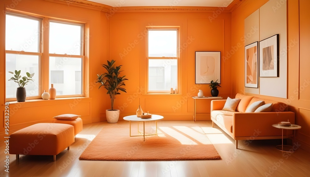 Photo interior modern design room 3d illustration Photo interior modern design room 3d illustration