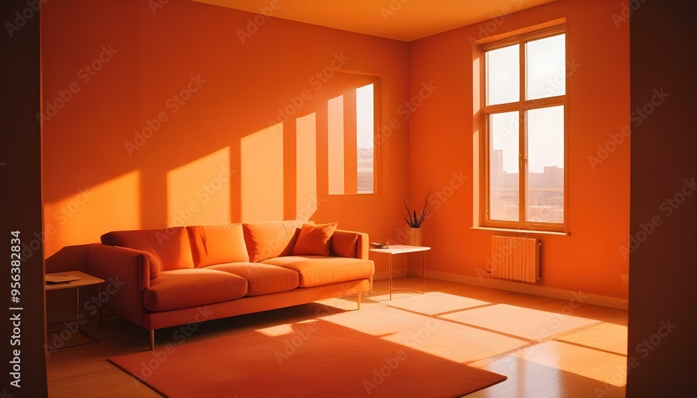 Photo interior modern design room 3d illustration Photo interior modern design room 3d illustration
