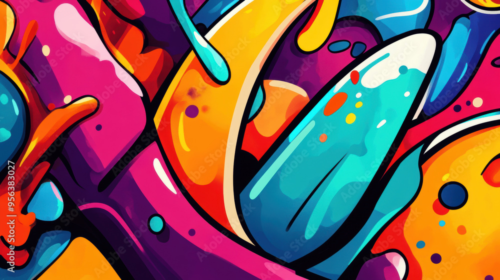 Abstract Colorful Shapes. Abstract Colorful Shapes.