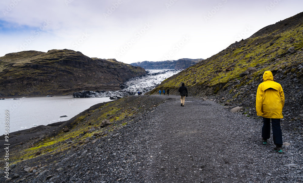 Auf dem Weg zum Sólheimajökull