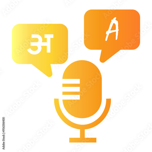 microphone Gradient icon