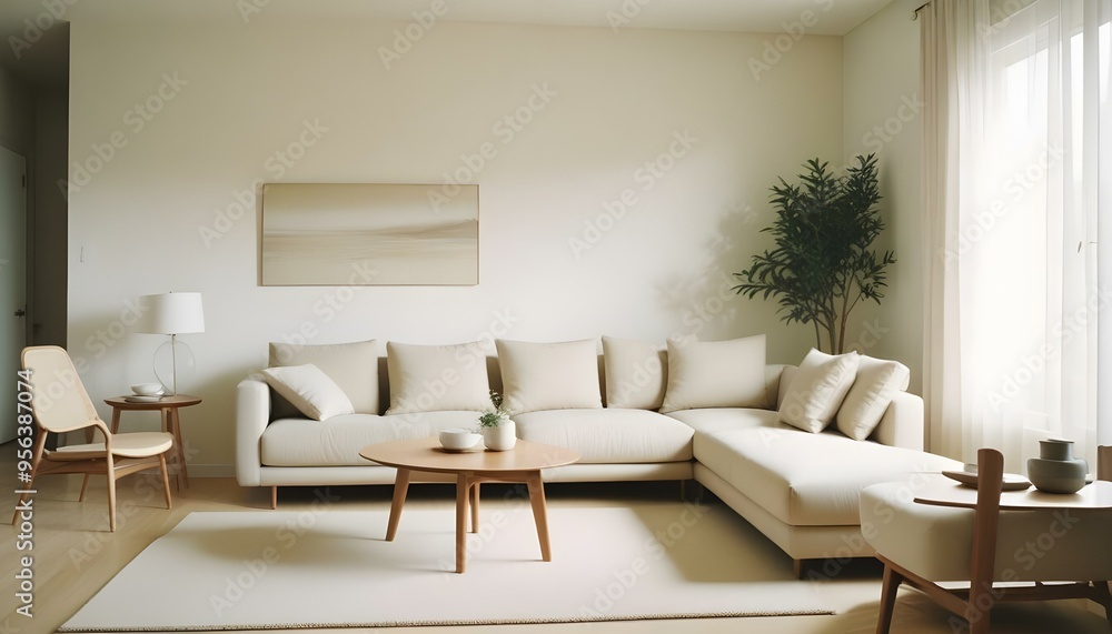 Photo interior modern design room 3d illustration Photo interior modern design room 3d illustration