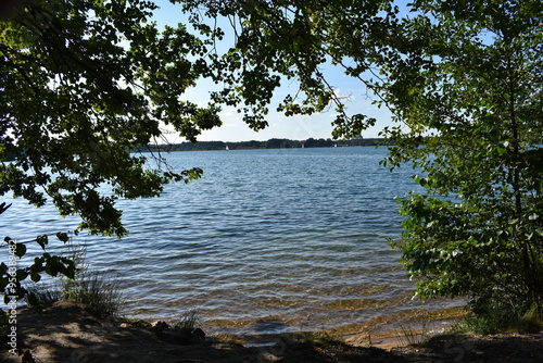 Panoramablick Steinberger See in der Oberpfalz  photo