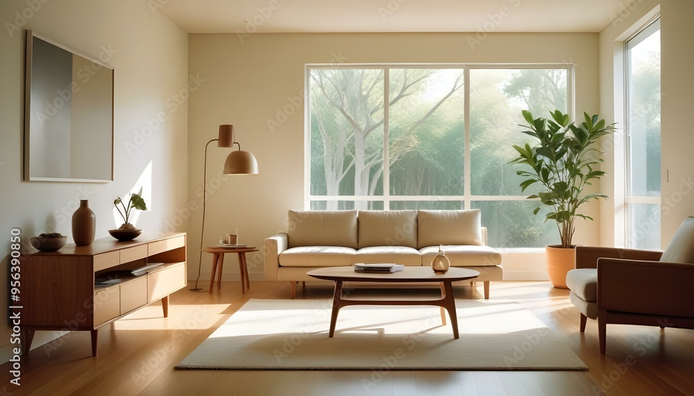 Photo interior modern design room 3d illustration Photo interior modern design room 3d illustration