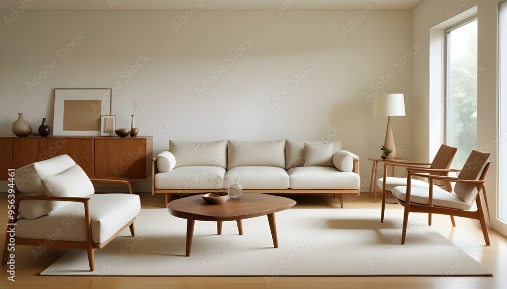 Photo interior modern design room 3d illustration Photo interior modern design room 3d illustration