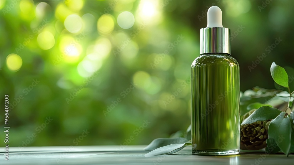 Bottle of Natural Cosmetics Organic Product: Elegant Bottle of Organic Natural Cosmetics Emphasizing Eco-Friendly Ingredients Bottle of Natural Cosmetics Organic Product: Elegant Bottle of Organic Natural Cosmetics Emphasizing Eco-Friendly Ingredients