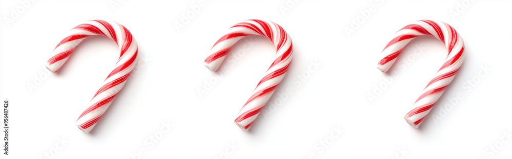 Fototapeta premium Candy Cane Trio.