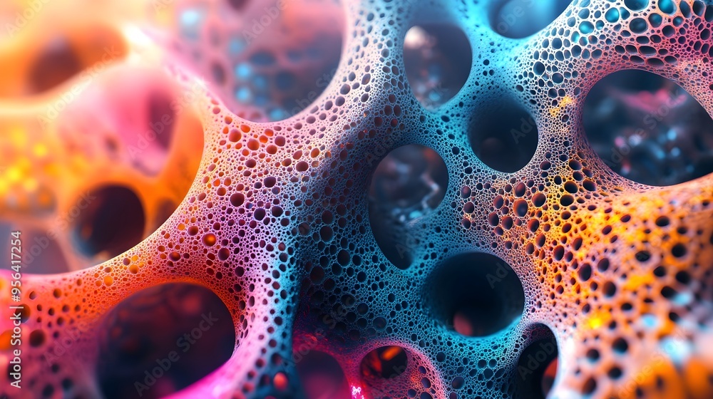 Abstract Colorful Bubble Texture Background Abstract Colorful Bubble Texture Background