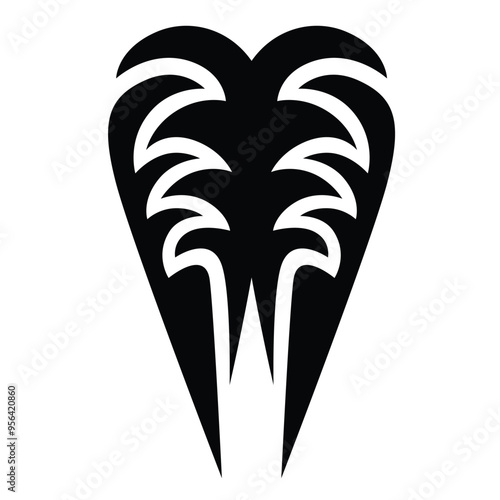 Tattoo designs. Tattoo tribal vector designs. Art tribal tattoo.