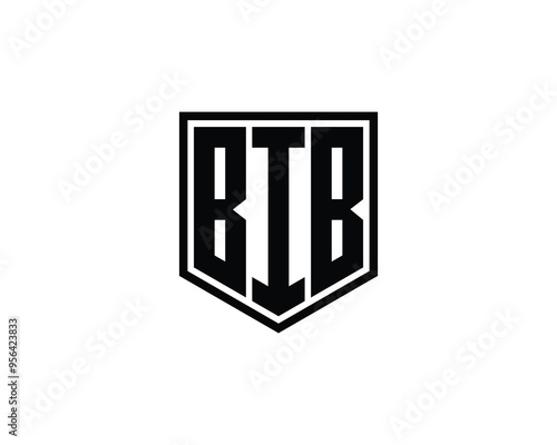 BIB Logo design vector template. BIB