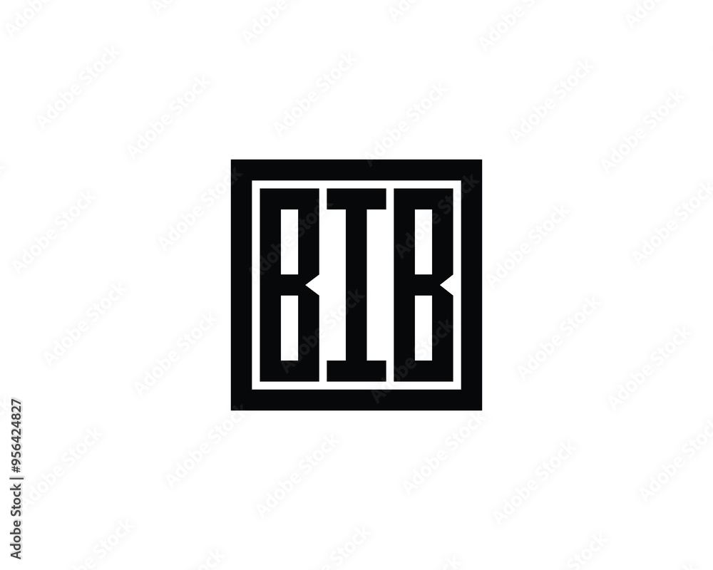BIB Logo design vector template. BIB BIB Logo design vector template. BIB
