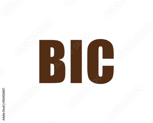 BIC logo design vector template. BIC