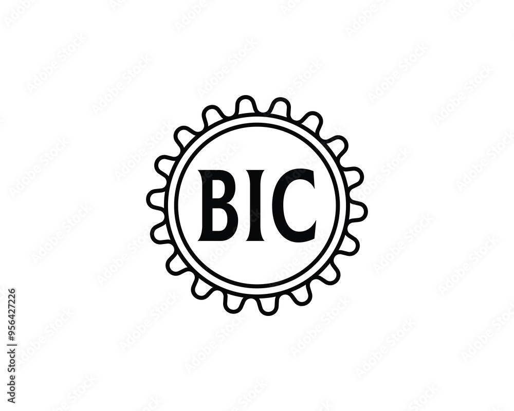 BIC logo design vector template. BIC BIC logo design vector template. BIC