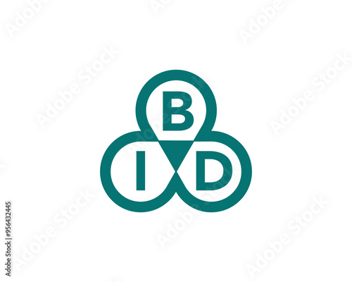 BID logo design vector template. BID