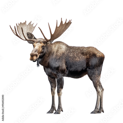 Wallpaper Mural  Moose object isolated on transparent png.  Torontodigital.ca