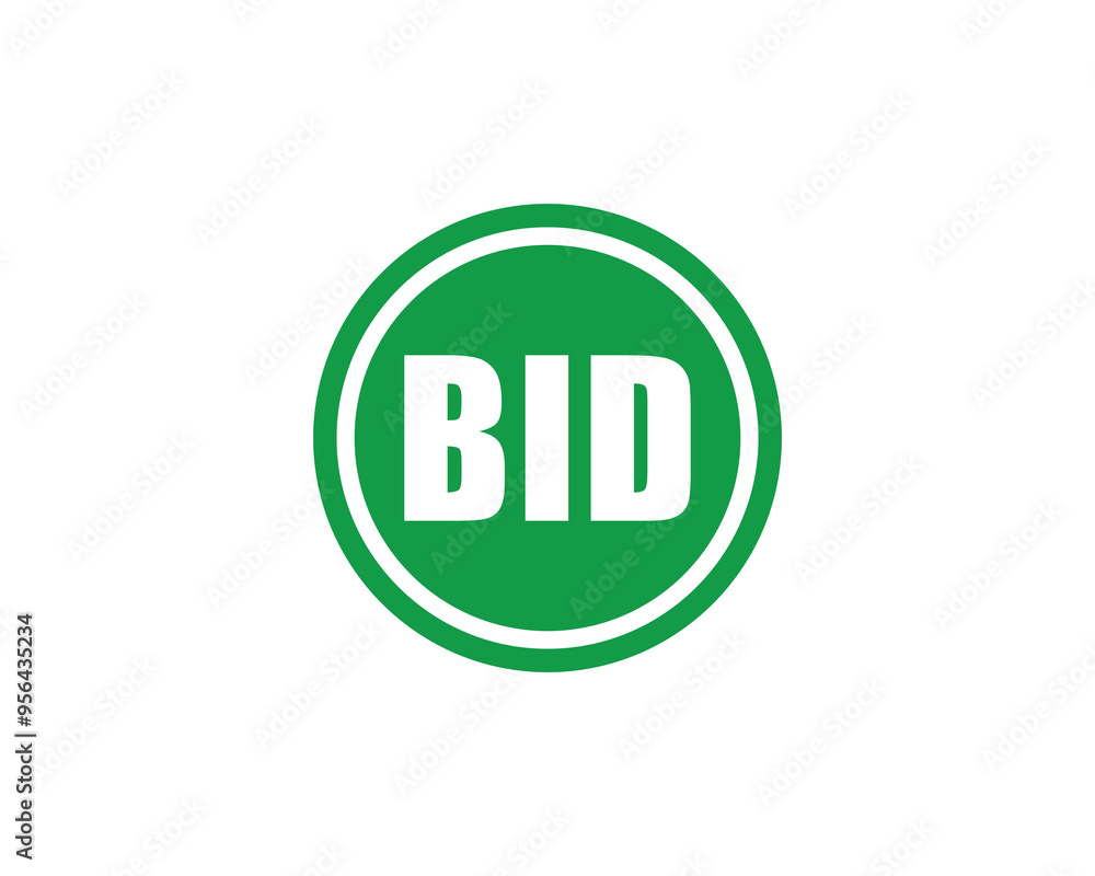 BID logo design vector template. BID BID logo design vector template. BID