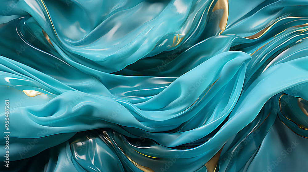 astarte.ai: Silk Waves of Turquoise astarte.ai: Silk Waves of Turquoise