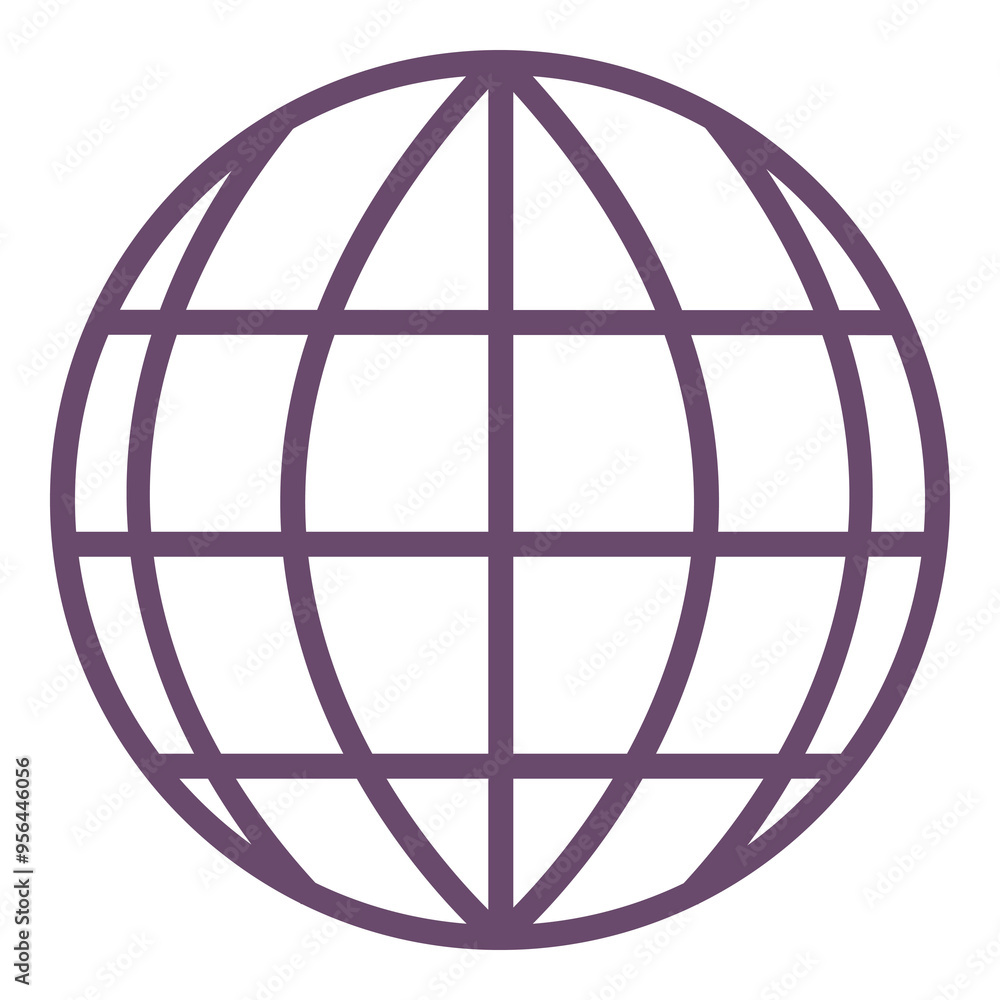 Png global network purple sticker, transparent background Png global network purple sticker, transparent background