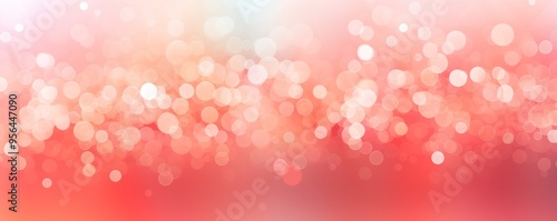 Gradient Coral background with hologram effect