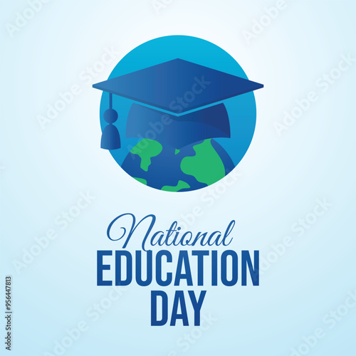line art of National Education Day good for National Education Day celebrate. line art.
