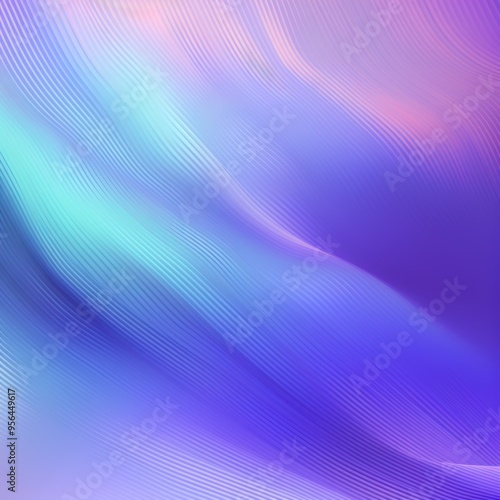 Gradient Lavender background with hologram effect