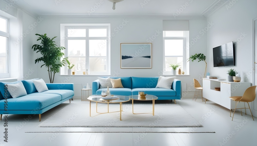 Photo interior modern design room 3d illustration Photo interior modern design room 3d illustration