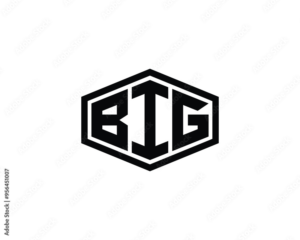 BIG logo design vector template. BIG BIG logo design vector template. BIG