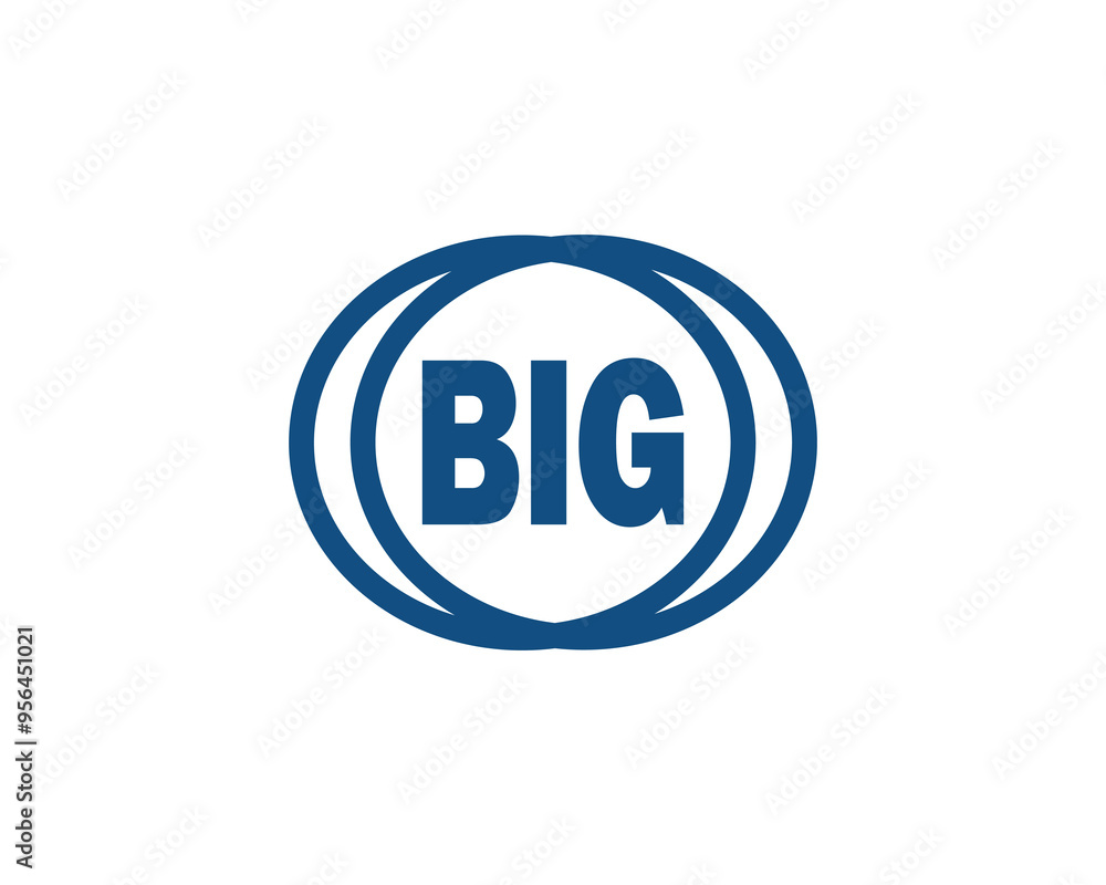 BIG logo design vector template. BIG BIG logo design vector template. BIG