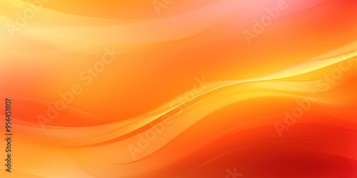 Gradient Orange background with hologram effect