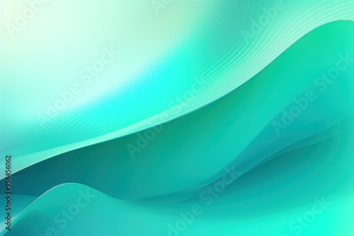 Gradient Teal background with hologram effect