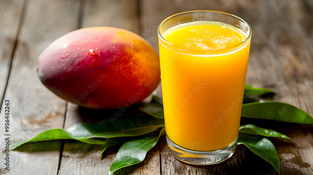 vibrant glass of papaya juice on a wooden table, with fresh papaya and lime vibrant glass of papaya juice on a wooden table, with fresh papaya and lime