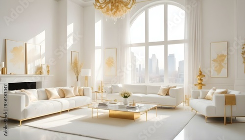 Photo interior modern design room 3d illustration